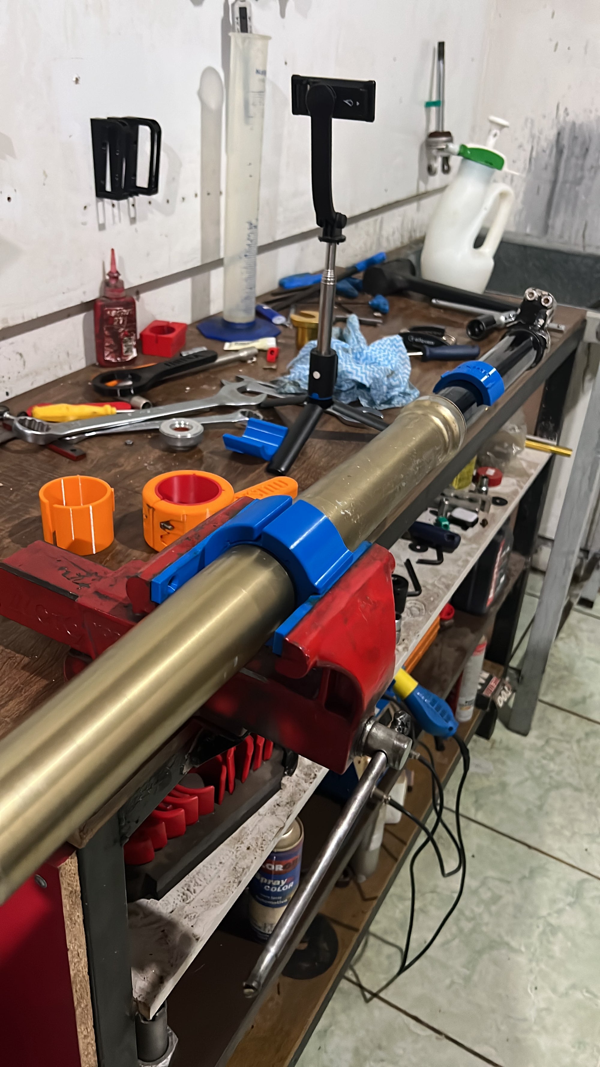 Mordente Bi-Partido para Tubo Externo e Interno